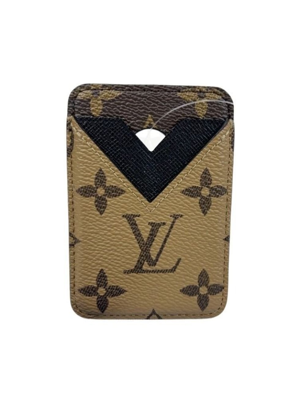 Louis Vuitton Card Case Magnet Brown Monogram Reverse